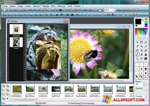 Skärmdump PhotoFiltre för Windows XP
