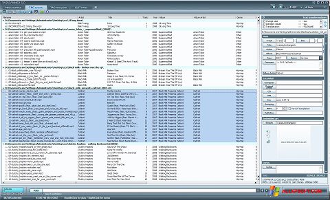 Skärmdump TagScanner för Windows XP