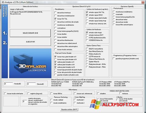 Skärmdump 3D-Analyze för Windows XP