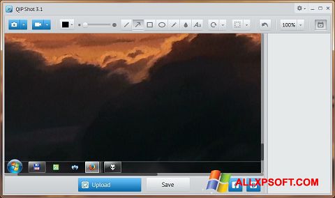 Skärmdump QIP Shot för Windows XP