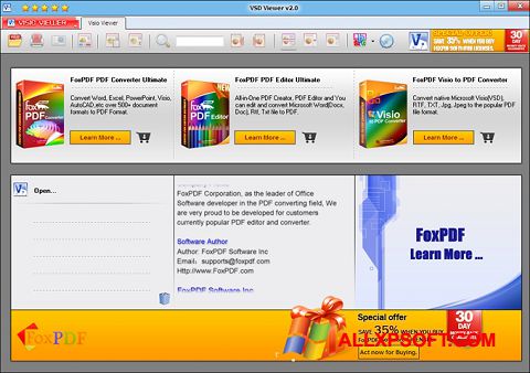 Skärmdump VSD Viewer för Windows XP