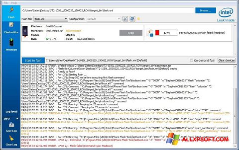 Skärmdump FlashBoot för Windows XP