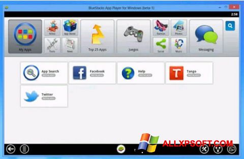 Skärmdump Tango för Windows XP