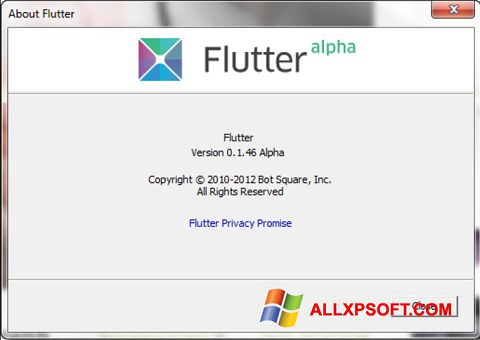 Skärmdump Flutter för Windows XP