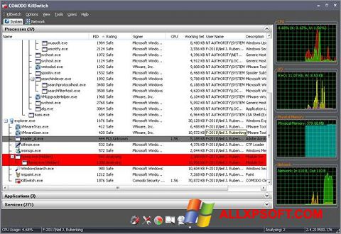 Skärmdump Comodo Cleaning Essentials för Windows XP