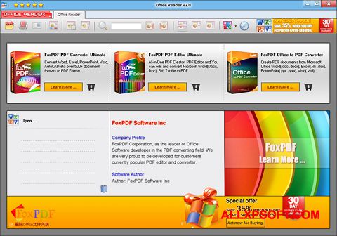Skärmdump Doc Reader för Windows XP
