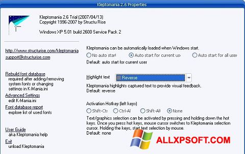 Skärmdump Kleptomania för Windows XP