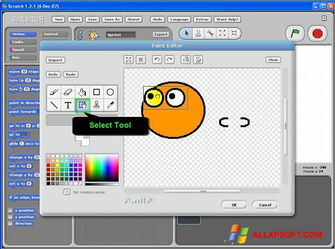 Skärmdump Scratch för Windows XP