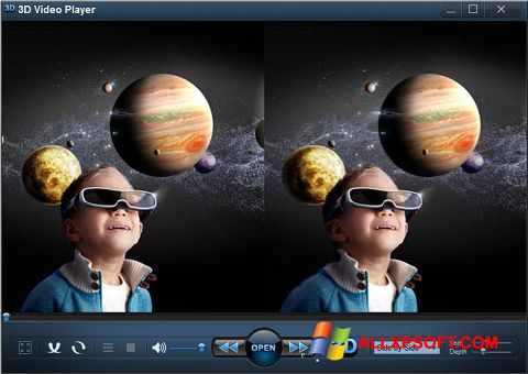 Skärmdump 3D Video Player för Windows XP