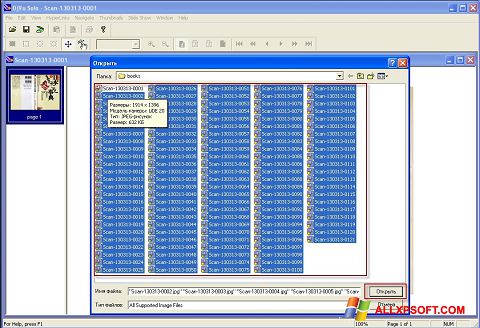 Skärmdump DjVu Viewer för Windows XP