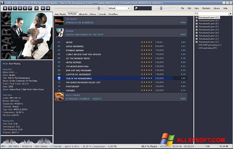 Skärmdump Foobar2000 för Windows XP