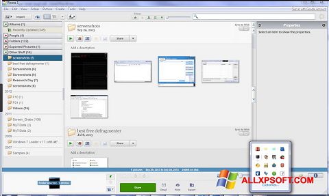 Skärmdump Picasa för Windows XP