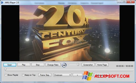 Skärmdump MKV Player för Windows XP
