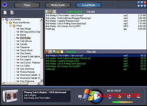 Skärmdump Online TV Live för Windows XP