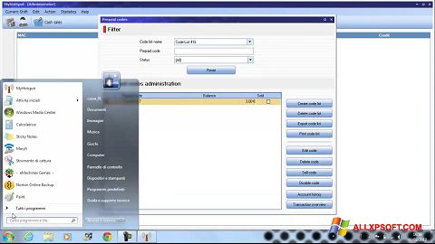 Skärmdump MyHotspot för Windows XP