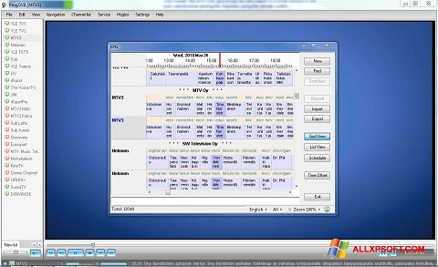 Skärmdump ProgDVB för Windows XP
