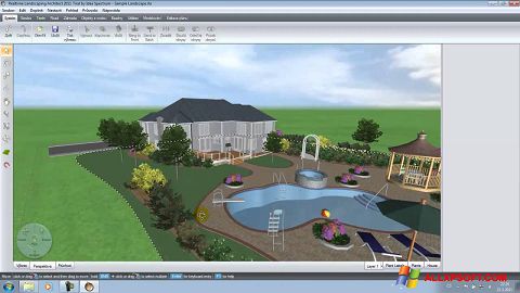 Skärmdump Realtime Landscaping Architect för Windows XP