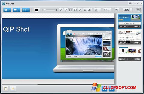 Skärmdump QIP för Windows XP