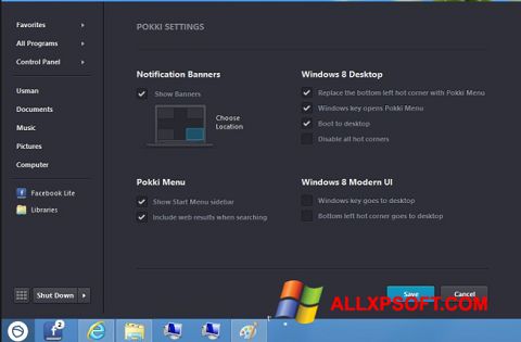 Skärmdump Pokki för Windows XP