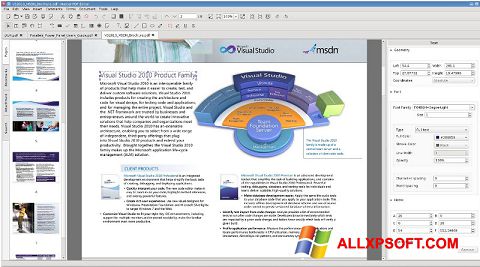 Skärmdump Master PDF Editor för Windows XP