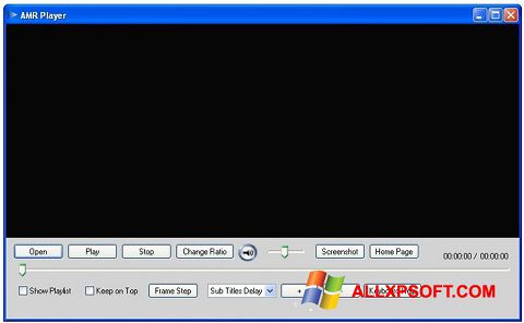 Skärmdump AMR Player för Windows XP