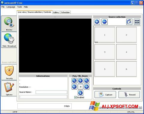 Skärmdump webcamXP för Windows XP