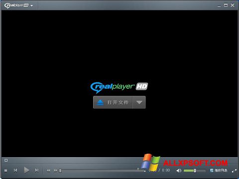 Skärmdump RealPlayer för Windows XP