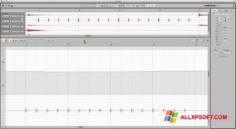 Skärmdump Melodyne för Windows XP