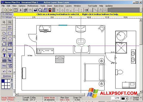Skärmdump Home Plan Pro för Windows XP