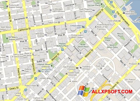 Skärmdump Google Maps för Windows XP