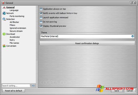 Skärmdump VSO Downloader för Windows XP