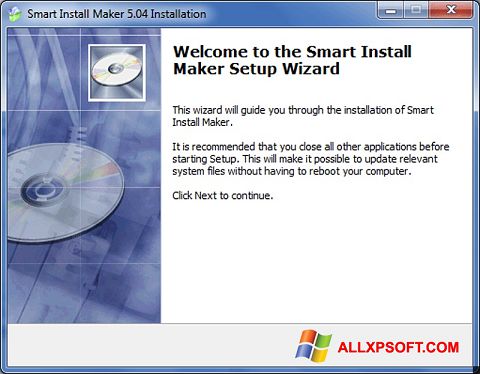 Skärmdump Smart Install Maker för Windows XP