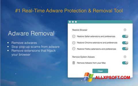 Skärmdump Adware Removal Tool för Windows XP