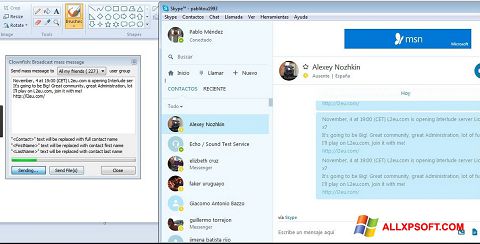 Skärmdump Clownfish för Windows XP