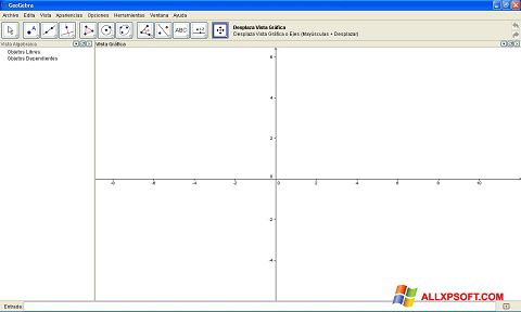 Skärmdump GeoGebra för Windows XP