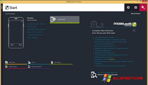 Skärmdump MOBILedit! för Windows XP