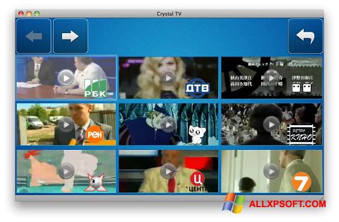 Skärmdump Crystal TV för Windows XP
