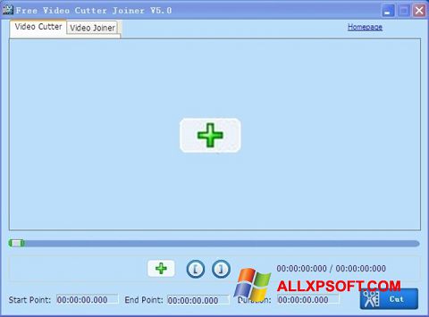 Skärmdump Free Video Cutter för Windows XP