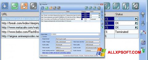 Skärmdump VideoGet för Windows XP