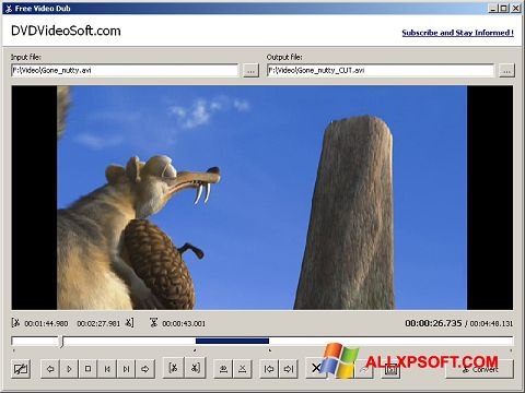Skärmdump Free Video Dub för Windows XP