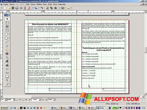 Skärmdump Scribus för Windows XP