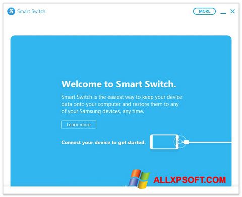 Skärmdump Samsung Smart Switch för Windows XP