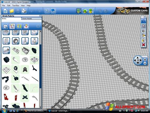 Skärmdump LEGO Digital Designer för Windows XP