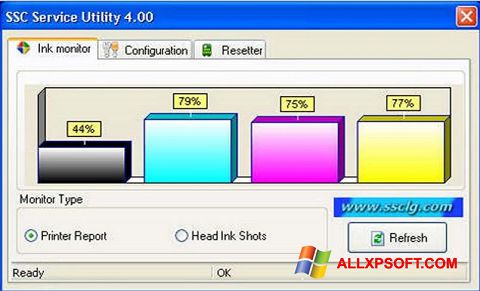 Skärmdump SSC Service Utility för Windows XP