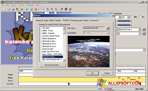Skärmdump KaraFun för Windows XP