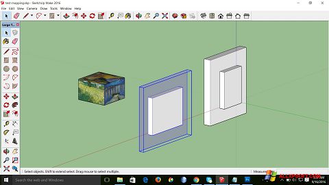 Skärmdump SketchUp Make för Windows XP