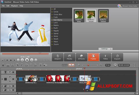 Skärmdump Movavi Video Suite för Windows XP