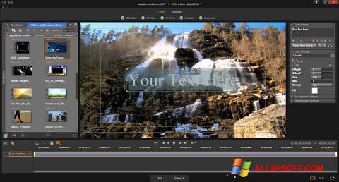 Skärmdump Pinnacle Studio för Windows XP
