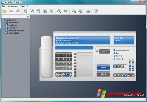 Skärmdump VentaFax för Windows XP