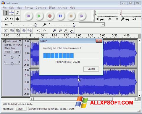 Skärmdump Lame MP3 Encoder för Windows XP